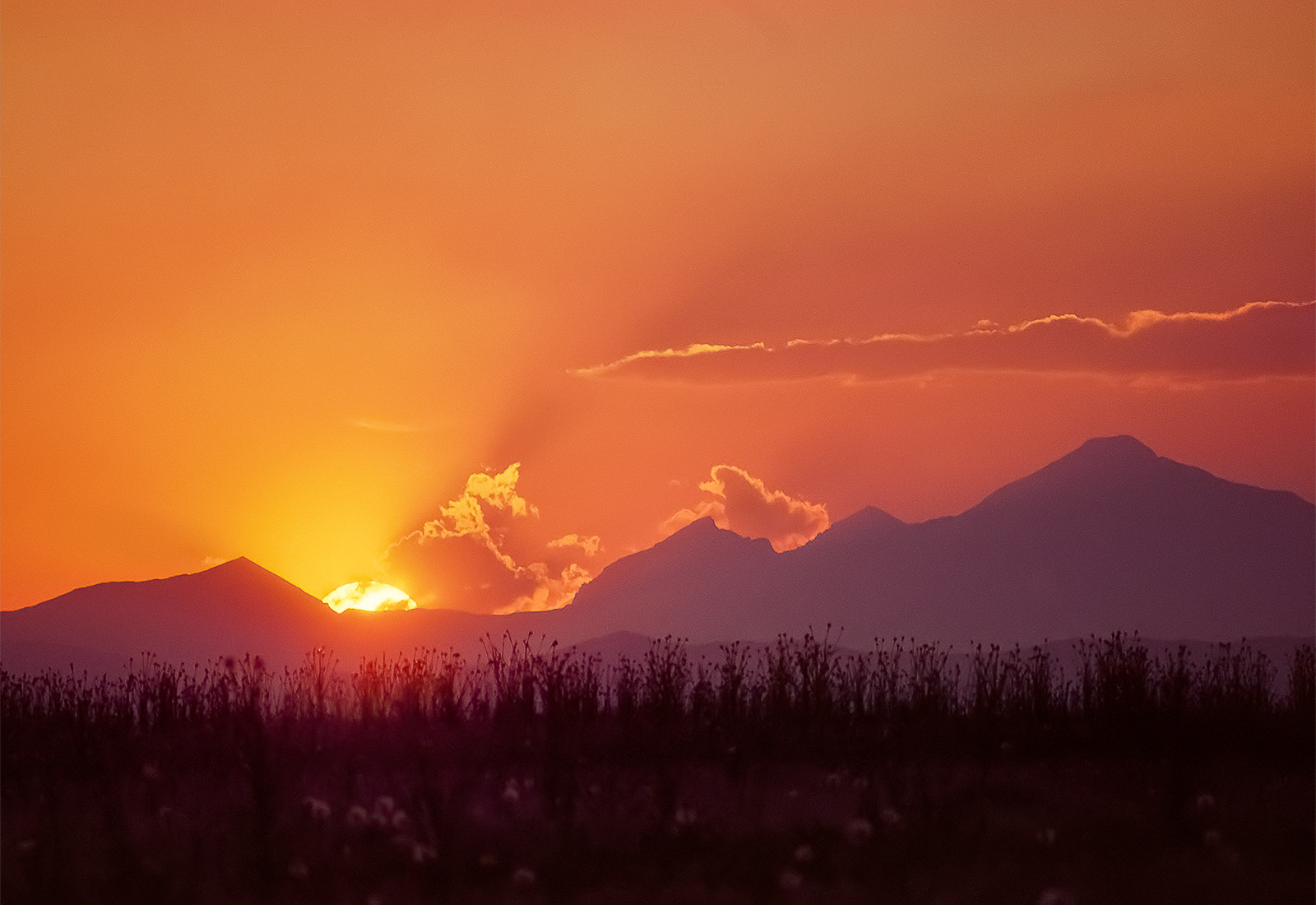 Long's Peak sunset, Colorado Rocky Mountains