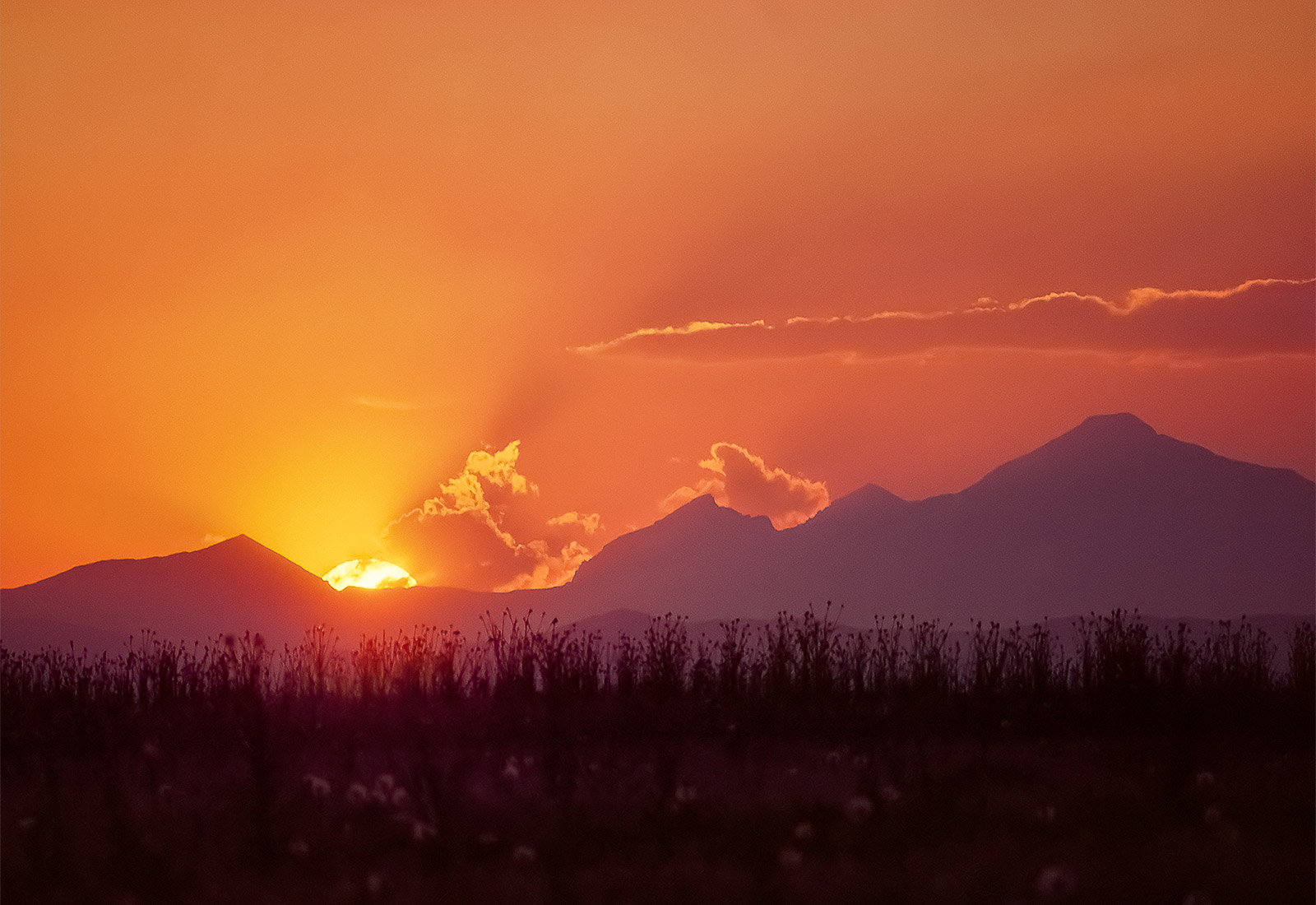Long's Peak sunset, Colorado Rocky Mountains