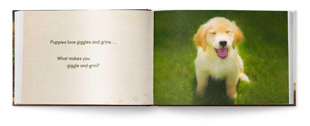 Puppies Love Children's Book featuring Trog's Dogs - Pages 10 and 11