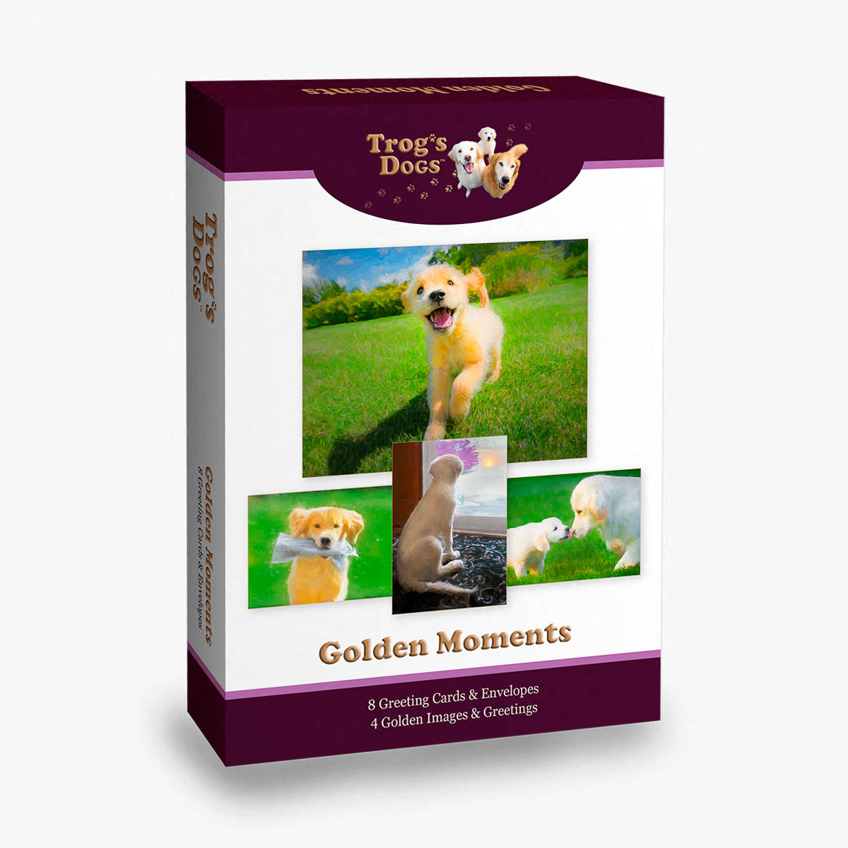 Trog's Dogs Golden Moments Greeting Cards