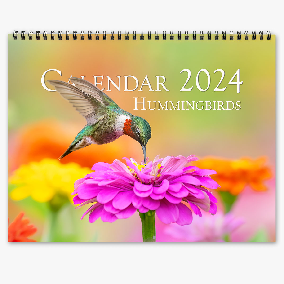 Front Cover of Trogography Hummingbirds 2024 Calendar